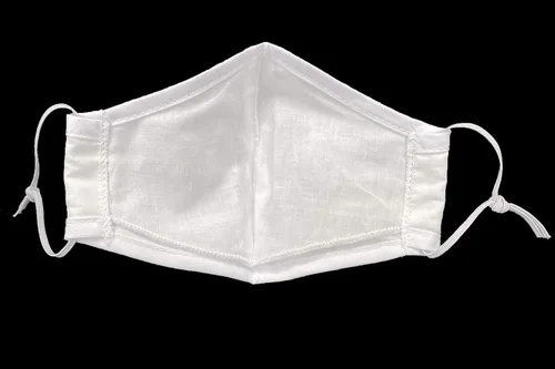 Vista 6 de Máscara facial, Pink Princess 100 % algodón, hecha en Estados Unidos, unisex, para niño