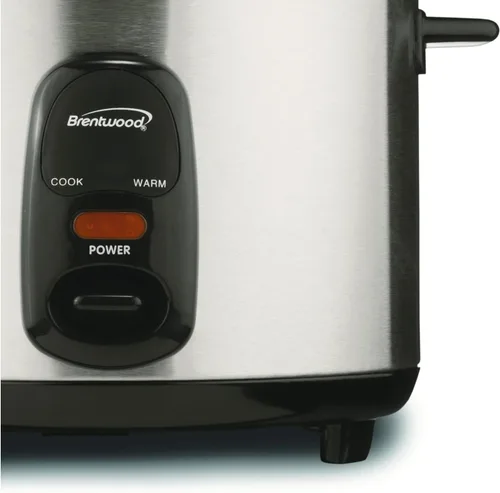 Vista 7 de Brentwood TS-20 Olla arrocera, 10 tazas, acero inoxidable