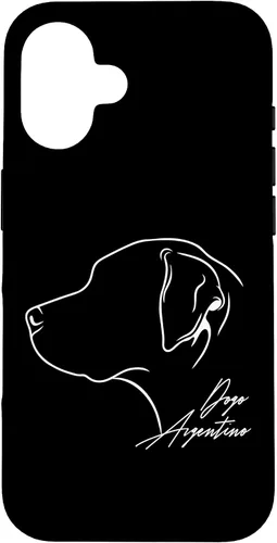 Vista 32 de Funny Proud Dogo Argentino Profile Dog Mom Dog Dog Case para iPhone 17