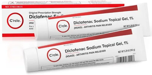 Vista 8 de Gel de Diclofenaco Sódico 1% 150g Eficaz Alivio del Dolor de Artritis - Gel Antiinflamatorio de Fuerza de Receta - Crema para Artritis de Fuerza
