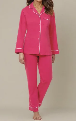 Vista 149 de PajamaGram Conjunto de pijama para mujer – Pijama para mujer, jersey novio, 100% algodón