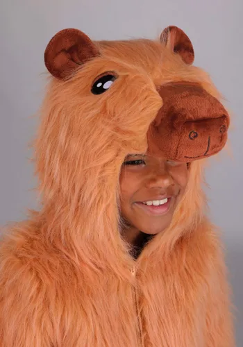 Vista 5 de Disfraz de Capibara para Niños Multicolor