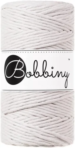 Vista 29 de Bobbiny Cordón regular de macramé de una sola capa de 0.118 pulgadas (azul), 108 yds/330 pies (100% algodón reciclado)