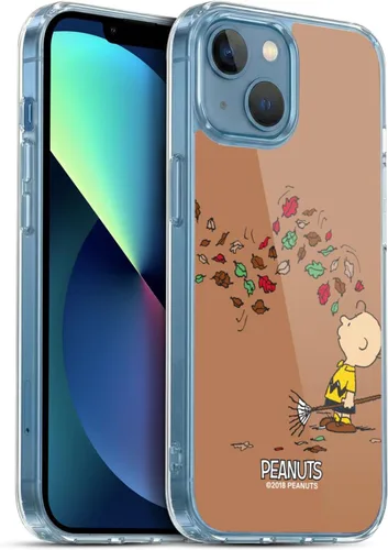 Vista 167 de Head Case Designs Funda de gel suave con licencia oficial de Peanuts Autumn Charlie Brown compatible con Apple iPhone 7 Plus/iPhone 8 Plus