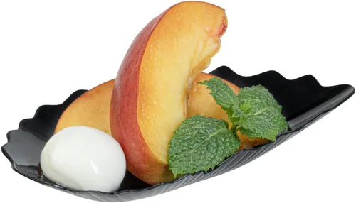 Vista 9 de Restaurantware Mini platos de plástico de 3.3 x 3.3 pulgadas, 100 platos desechables – Platos de degustación de plástico negro en forma de concha