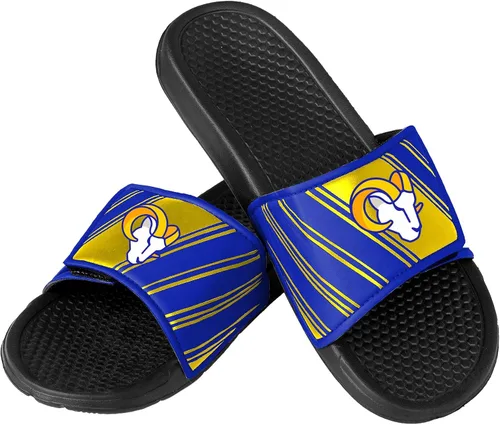 Vista 24 de FOCO mens NFL Team Logo Legacy Sport Slide Sandals
