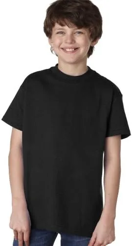 Vista 3 de Hanes Auténtica camiseta de algodón sin etiqueta para niños