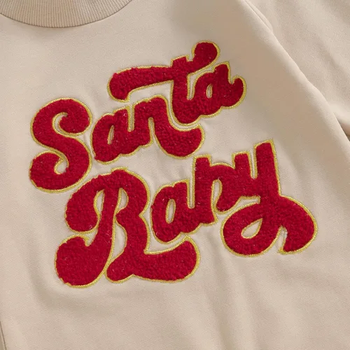 Vista 25 de FYBITBO Ropa de bebé niño niña Santa manga larga mono mameluco recién nacido primera Navidad traje de una pieza