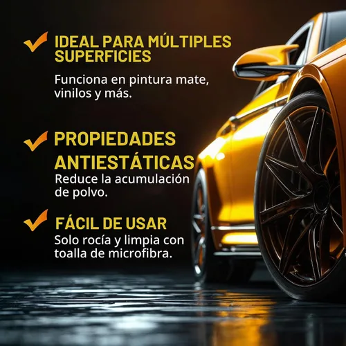 Vista 4 de McKee's 37 - Limpiador y protector de acabado mate Limpiador de pintura mate seguro para envolturas de vinilo, PPF - Brillo sin rayas, sin