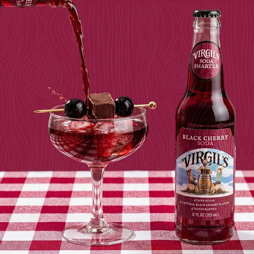 Vista 7 de VIRGILS Black Cherry Cream Soda, 12 FZ