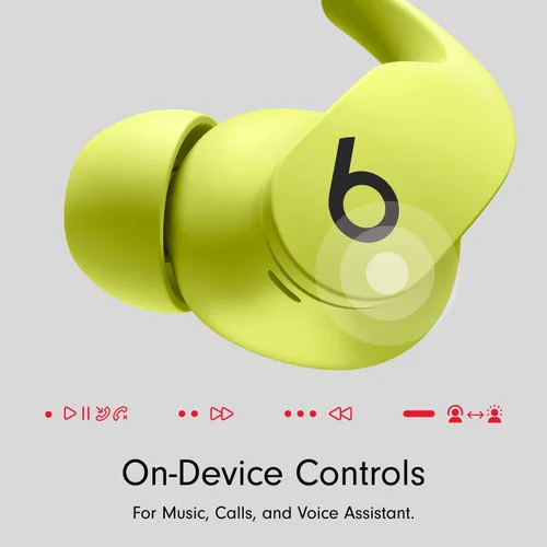 Vista 5 de Beats Fit Pro - Auriculares inalámbricos con cancelación de ruido - Chip de auriculares Apple H1 - Amarillo Volt (renovado)