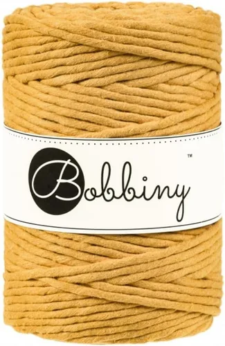 Vista 23 de Bobbiny Cordón de macramé XXL de 0.197 in de una sola capa (aguamarina), 108 yardas/330 pies (100% algodón reciclado)