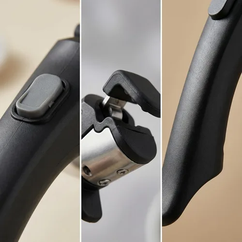 Vista 5 de 2 manijas extraíbles para ollas, mango desmontable para ollas y sartenes, mango de repuesto universal para utensilios de cocina, agarre Negro