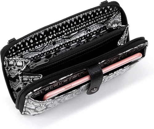 Vista 3 de Sakroots Bolso bandolera grande de lona con revestimiento para smartphone