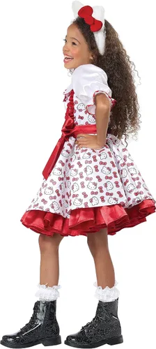 Vista 4 de California Costumes Hello Kitty Classic Party Dress, Child
