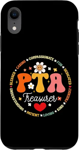 Vista 8 de iPhone 15 Parents Teacher Association Team Supporter PTA Treasurer Case