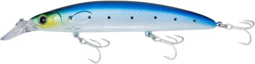 Vista 14 de Battlestar 115 Jerkbait–Flotación Lenta, Lanzamiento Largo, Señuelo de Pesca de Acción Realista para Agua Salada y Agua Dulce – Ideal para Fletán