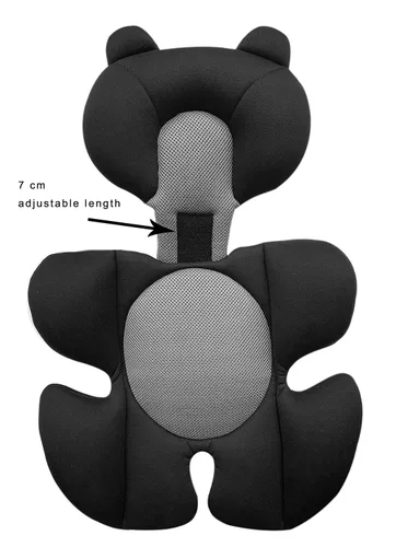 Vista 3 de G Ganen Cojín de apoyo para cochecito y asiento cómodo para bebé (oso negro)