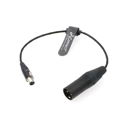 Vista 2 de XLR-Cable-TA3F Original 3 pines Mini XLR hembra a 3 pines XLR macho cable para dispositivos de sonido 744T mezclador Rode-X 30CM