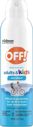 Vista 10 de OFF! Aerosol repelente de insectos para adultos y niños, espray de picaridina sin fragancia para protección diaria sin DEET contra mosquitos