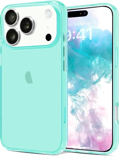 Vista 50 de JJGoo Funda transparente compatible con iPhone 15 Pro, funda de teléfono de TPU suave y transparente, funda antigolpes transparente a prueba