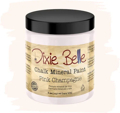 Vista 384 de Pintura para muebles con acabado de tiza Dixie Belle Paint Company - Amatista (4oz) - Pintura mineral de tiza chic púrpura profundo mate