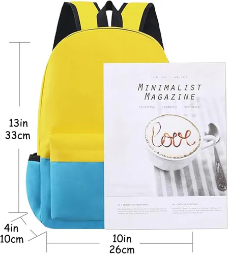 Vista 4 de Mochila infantil preescolar de 13 pulgadas para niños y niñas