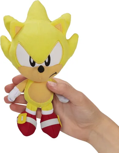 Vista 5 de Sonic The Hedgehog Super Sonic - Figura de peluche coleccionable de 7 pulgadas