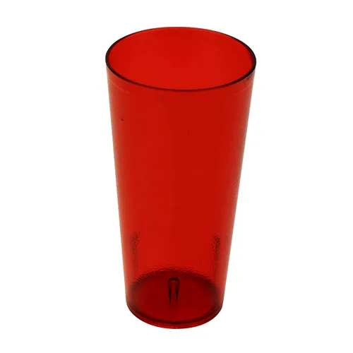 Vista 24 de G.E.T. 6605-1-A - Vasos de plástico resistentes para restaurantes, 5 onzas, ámbar (juego de 12)