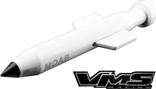 Vista 4 de VMS RACING Antena blanca Moab en calibre pesado CNC mecanizado billet aluminio corto compatible con Ford F150 F250 F350 F-Series camiones