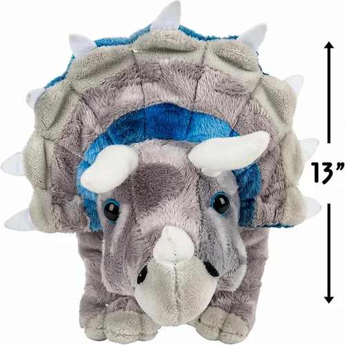 Vista 3 de Rhode Island Novelty Peluche Triceratops Animal Den de 13
