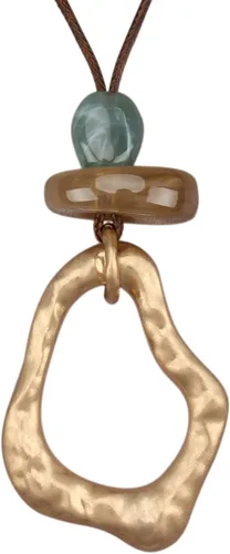 Vista 62 de Jeilwiy Collar de cuero para mujer, collar funky, gargantilla de cuerda con colgante, joyería de estilo bohemio