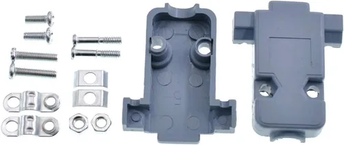 Vista 5 de DB9 Hembra 9 Pin Tipo de soldadura D-Sub Conector con capucha 10 Femenino