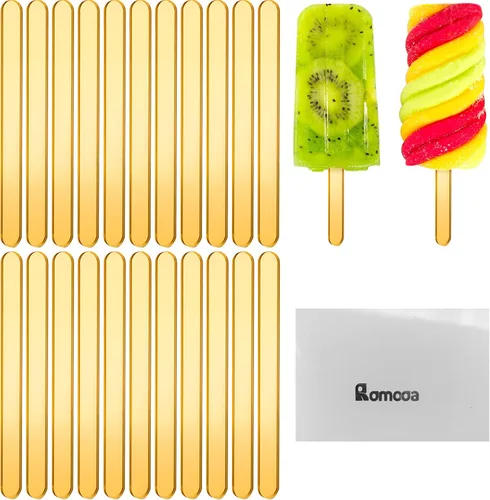 Vista 13 de 30 palitos acrílicos reutilizables para tartas, moldes para tartas, espejos, palitos de helado, molde para tartas para el hogar, pasteles, dulces