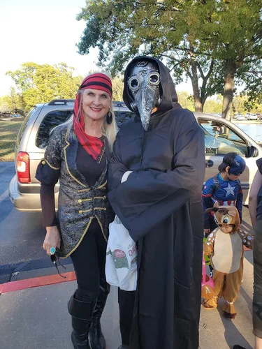 Vista 6 de GraduatePro Disfraz de Star Wars Jedi Sith para hombre, bata de Darth Maul Sidious, capa con capucha, elegante, fiesta renacentista