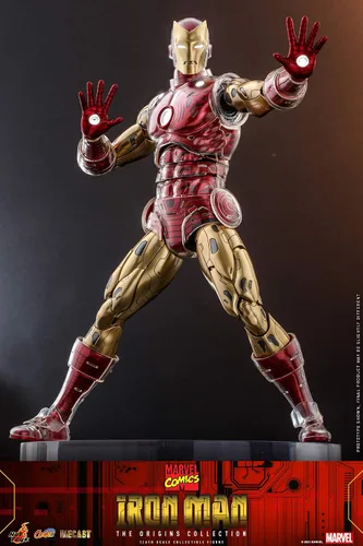 Vista 3 de Hot Toys 1:6 Iron Man - Colección Origins, multicolor