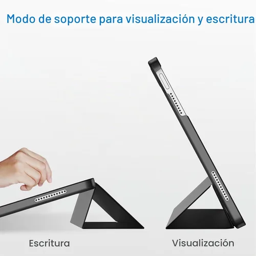 Vista 5 de JETech - Funda para iPad (A16) de 11ª y 10ª generación, color negro Cover for 2025/2022 Model, Translucent Back, Tri-Fold Stand, Auto Wake/Sleep