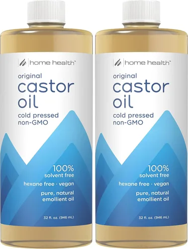Vista 9 de Home Health Aceite de ricino original, promueve el cabello y la piel saludables, hidratante natural para la piel, puro, prensado en frío, sin OMG