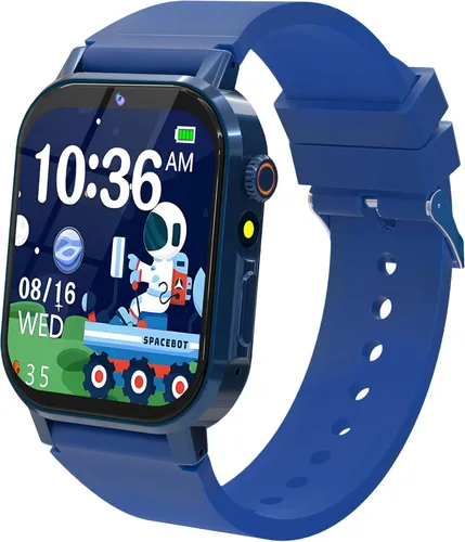 Vista 11 de Reloj Inteligente para Niños Varones, Reloj Inteligente de Juegos para Niños con 32 Juegos Pantalla Táctil HD Cámara de Video Reproductor de Música