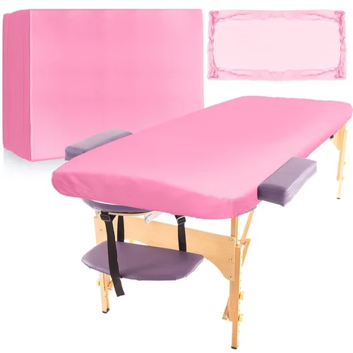 Vista 9 de Mixweer Juego de 30 sábanas bajeras desechables de mesa de masaje de 39 x Blanco