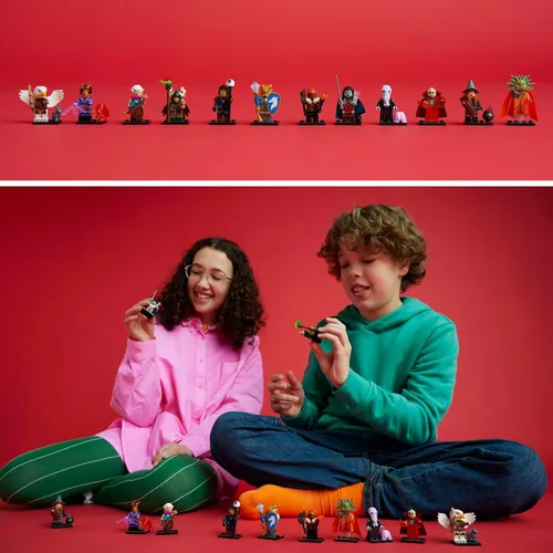 Vista 4 de LEGO Minifigures Dungeons & Dragons - Paquete de 6 juguetes para niños y niñas a partir de 5 años - Figuras coleccionables para niños y adultos