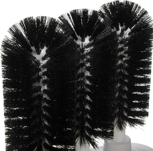 Vista 7 de Carlisle Sparta Limpia vasos triple con mango plástico, 8", Negro, 1