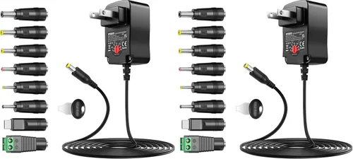 Vista 8 de Cargador CA universal Zozo multi voltaje para artículos electrónicos del hogar