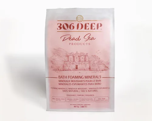 Vista 5 de 306 sales de baño de aguas muertas profundas minerales espumantes – Mineral grueso naranja del mar muerto para remojar con aceites esenciales