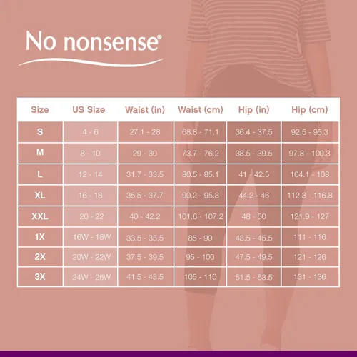 Vista 5 de No nonsense Women's Cotton Lounge Capri Legging with Tech Pocket