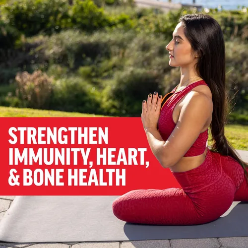 Vista 6 de Force Factor Vitamina D3 K2 para apoyar la inmunidad, la salud del corazón, el apoyo óseo y más, fórmula 2 en 1 de alta potencia, vegano, sin