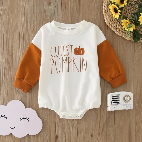 Vista 7 de My First Birthday Outfit for Girls Letter Print Long Sleeve Infant Jumpsuits Fall Winter Clothes Bodysuit