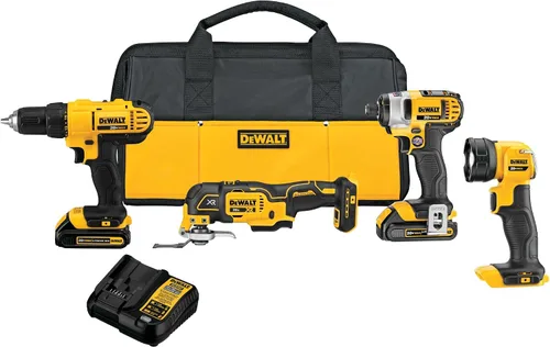 Vista 13 de DEWALT 20V MAX Cordless Drill Driver and Oscillating Multi-Tool Combo Kit with 2 x 2 Ah Batteries and Charger, Blade and Workbag (DCK251D2)
