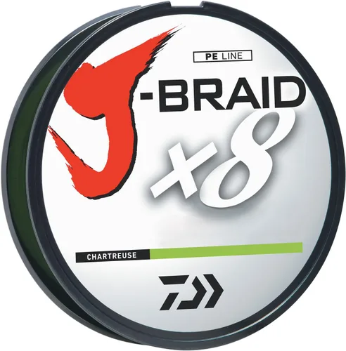 Vista 9 de Línea Trenzada Redonda Tejida de 8 Hilos Daiwa J-Braid 300M