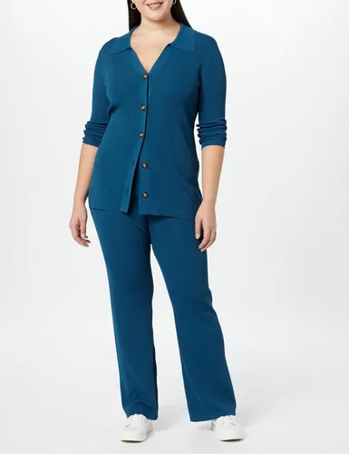 Vista 7 de The Drop Suéter con botones de canalé Constance para mujer